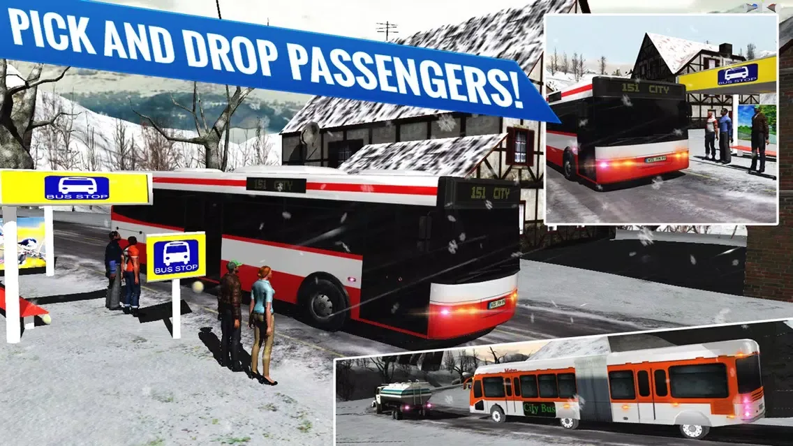 تصاویر Snow Hill Car & Truck Driving Mania Simulator Game