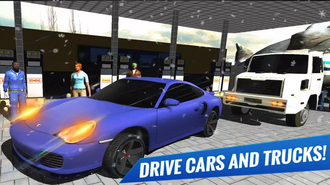 تصاویر Snow Hill Car & Truck Driving Mania Simulator Game