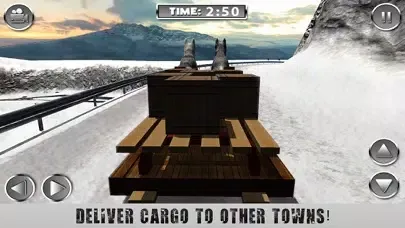 Capturas de tela do Winter Snow Dog Sledding Ski Simulator 3D