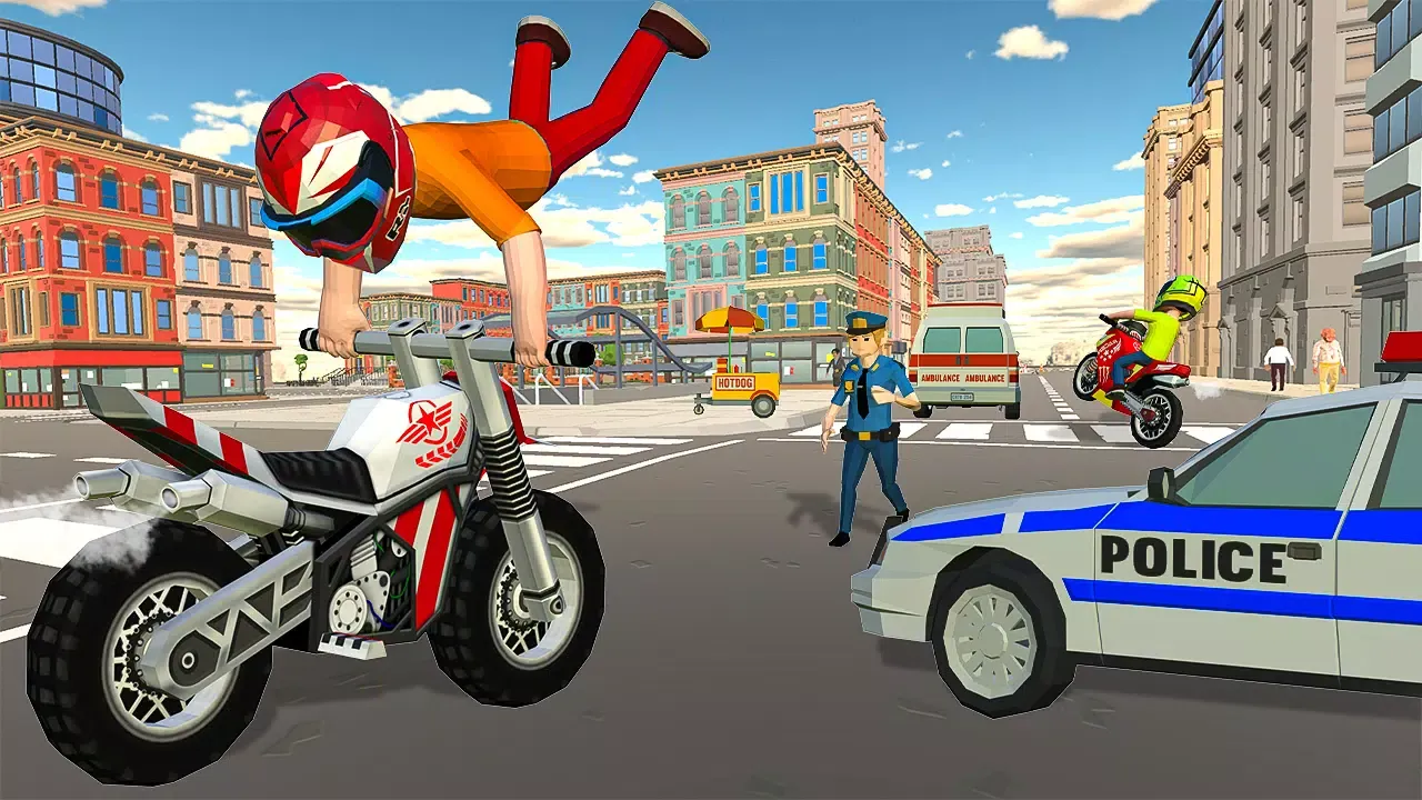 Captures d'écran de Bike Game 3D - Racing Game