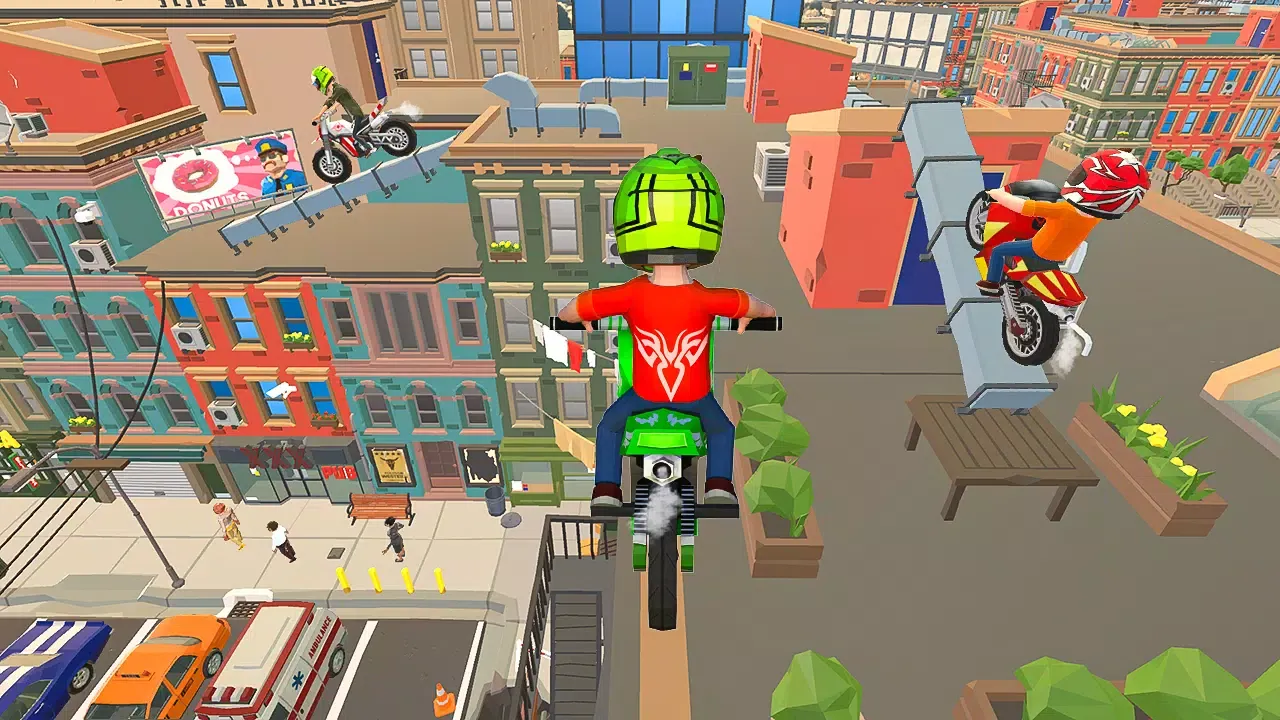 Captures d'écran de Bike Game 3D - Racing Game