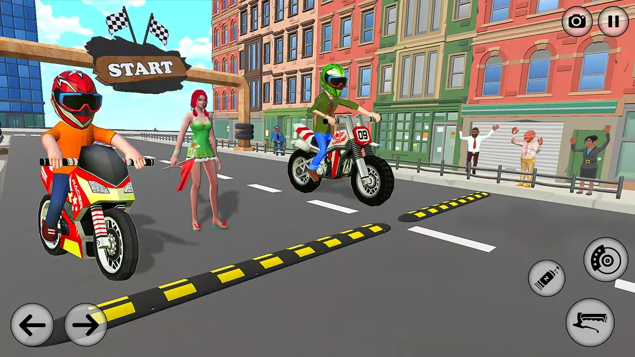 Captures d'écran de Bike Game 3D - Racing Game