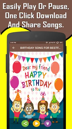 Captures d'écran de Happy Birthday Songs