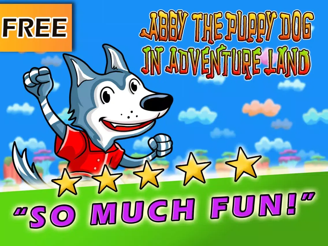 Tangkapan skrin Abby The Puppy Dog In Adventure Land - Cute Pet Action Running Game For Kids HD FREE iPad 