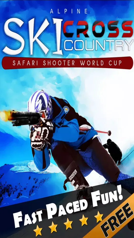 صور Alpine Ski Cross Country Shooter Cup - Fun Racing Winter Skiing Game For Boys Over 8 FREE