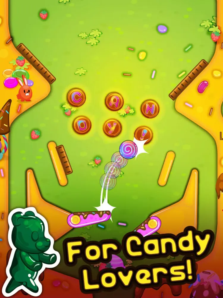 Capturas de pantalla de Pinball Candy Action Classic - Cool Arcade Game HD FREE iPad 