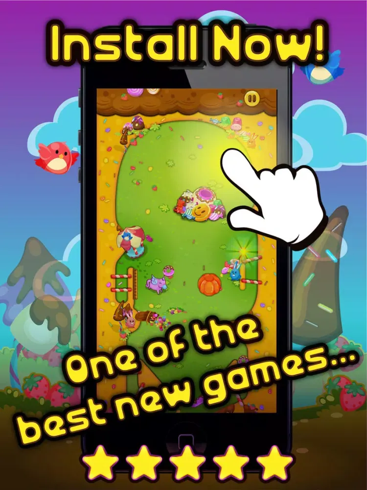 Capturas de pantalla de Pinball Candy Action Classic - Cool Arcade Game HD FREE iPad 