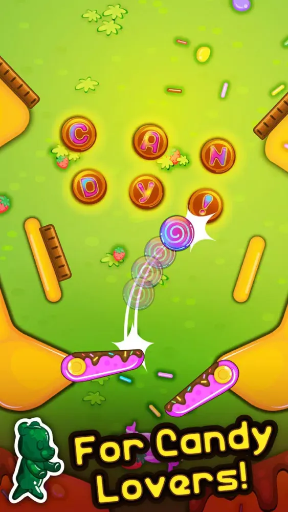 Capturas de pantalla de Pinball Candy Action Classic - Cool Arcade Game HD FREE