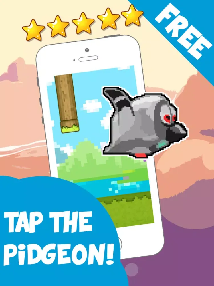 Capturas de pantalla de The Flappy Pigeon FREE iPad 