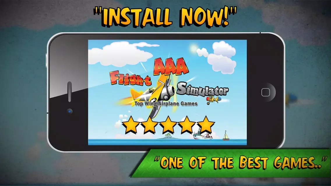 Flight Simulator Top Wing Airplane Games - by the AAA Team Screenshots