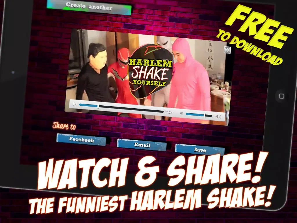 Ảnh chụp màn hình của Harlem Shake Yourself! The Best Funny Dance Video Maker iPad 