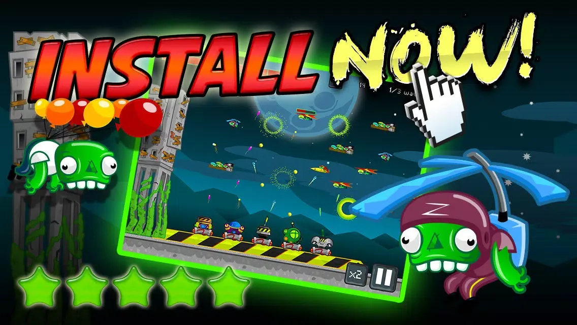 ภาพหน้าจอของ Zombie Defense - Shoot Flying Attack Zombies And Defend The Farm FREE