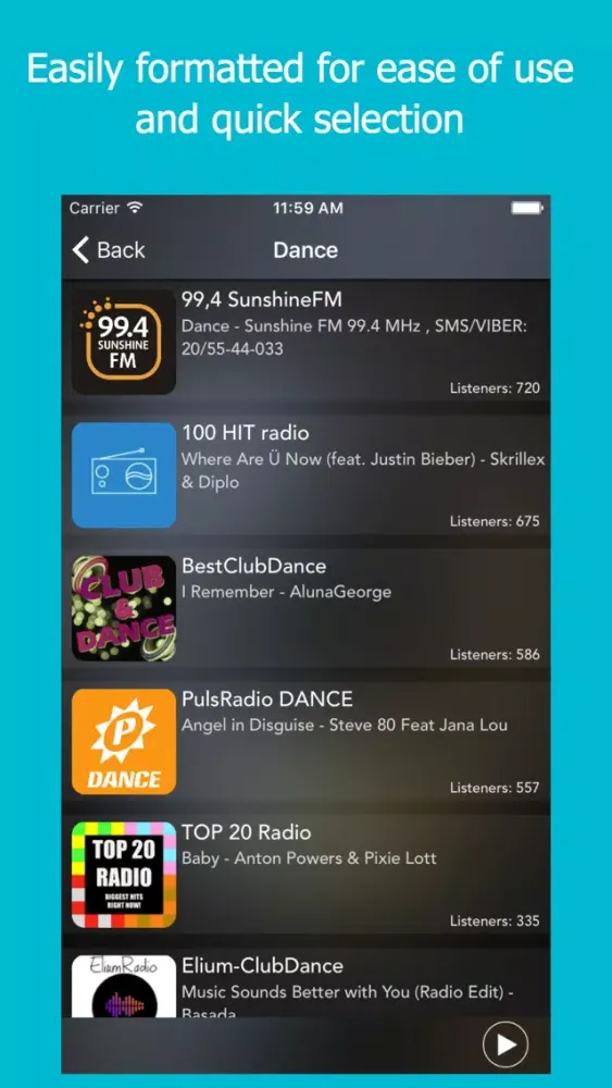 Radioholic - The BEST radio player! স্ক্রিনশট
