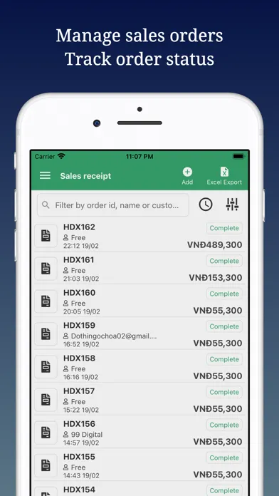Captures d'écran de aSeller POS - Retail System