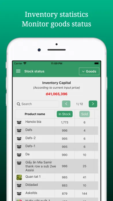 Captures d'écran de aSeller POS - Retail System
