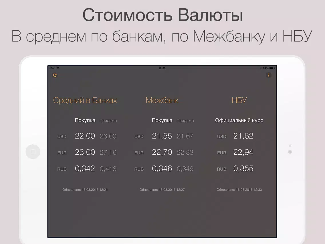 В курсе iPad  Screenshots