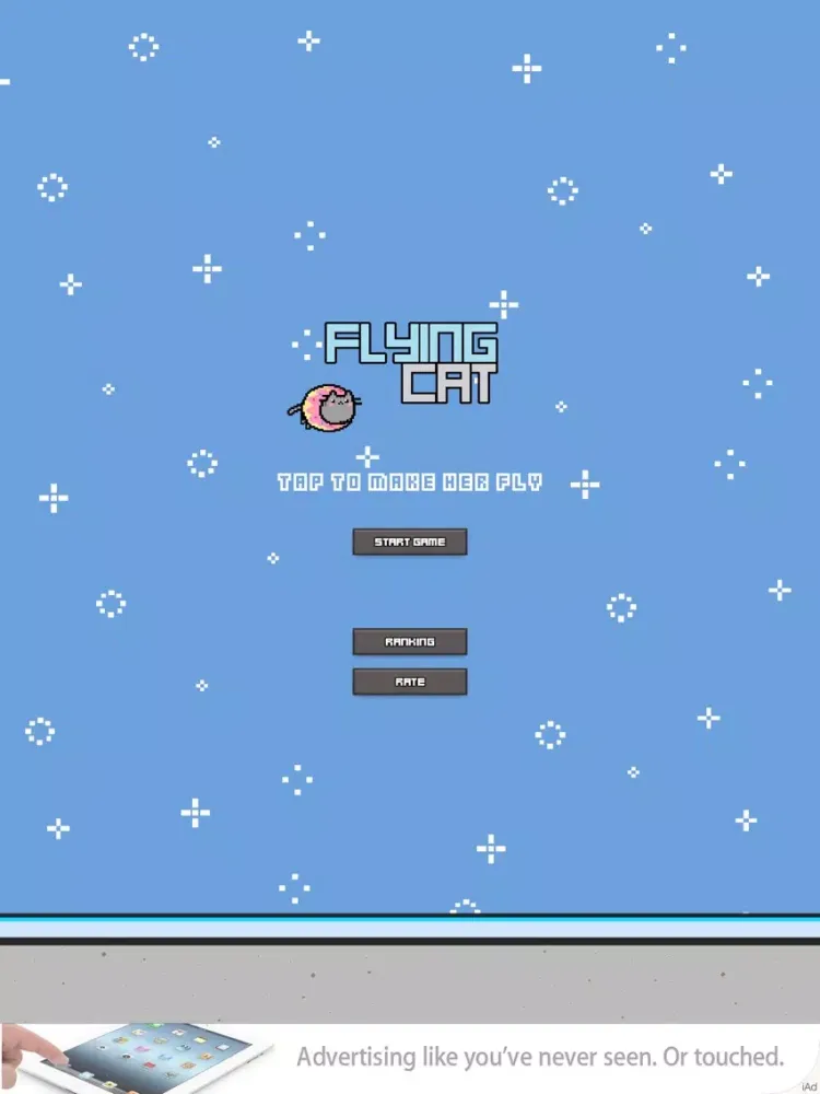 Flying Flappy Cat iPad  Ekran Görüntüleri