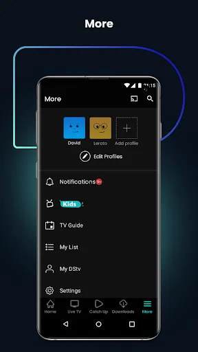 Capturas de pantalla de DStv Stream