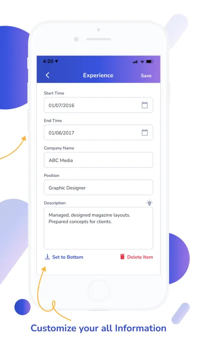 CVSimply Screenshots