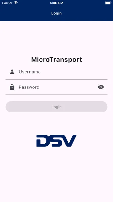 Ảnh chụp màn hình của MicroTransport