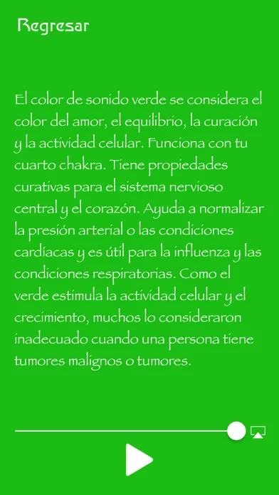 Screenshot di Frecuencias que sanan