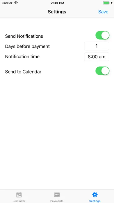PayMinder স্ক্রিনশট