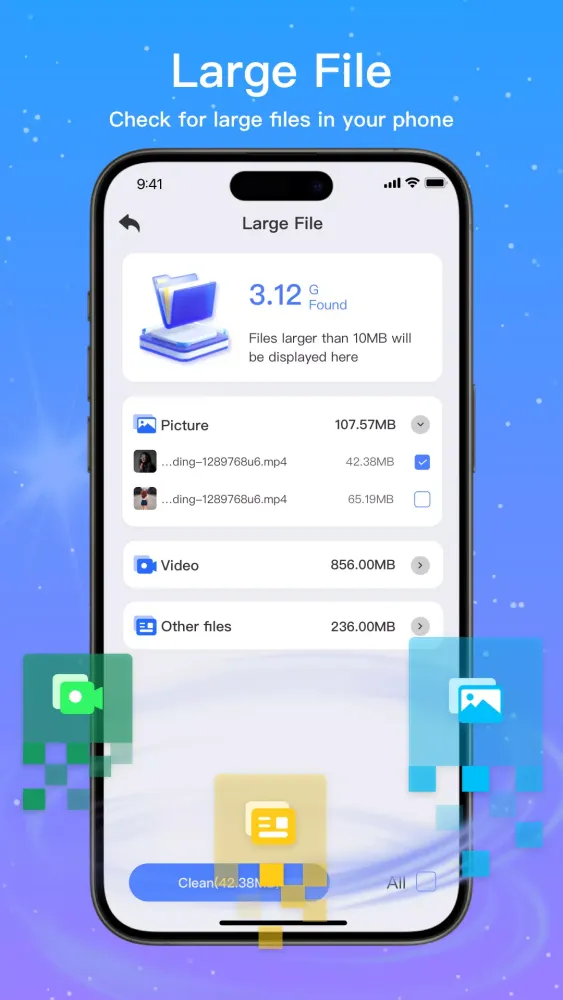 Capturas de pantalla de BlueSky Clean