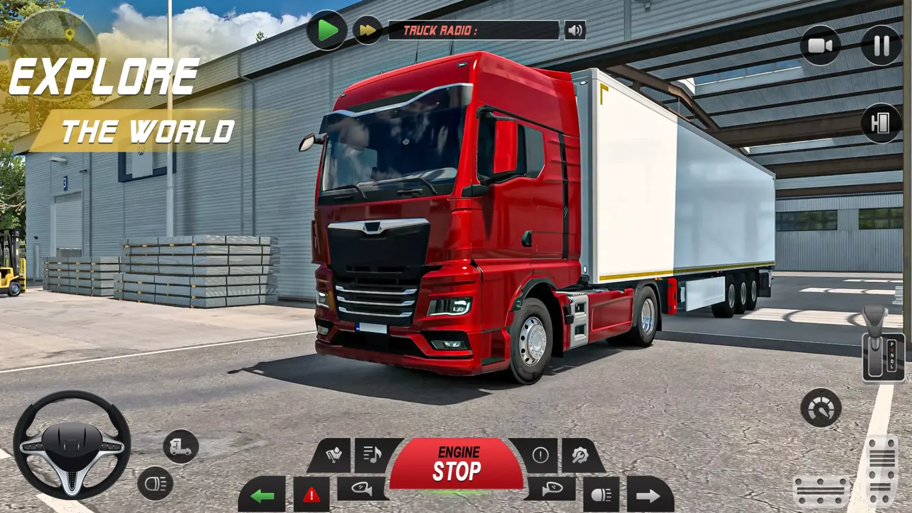 Euro Truck Driving Game 3d Screenshots