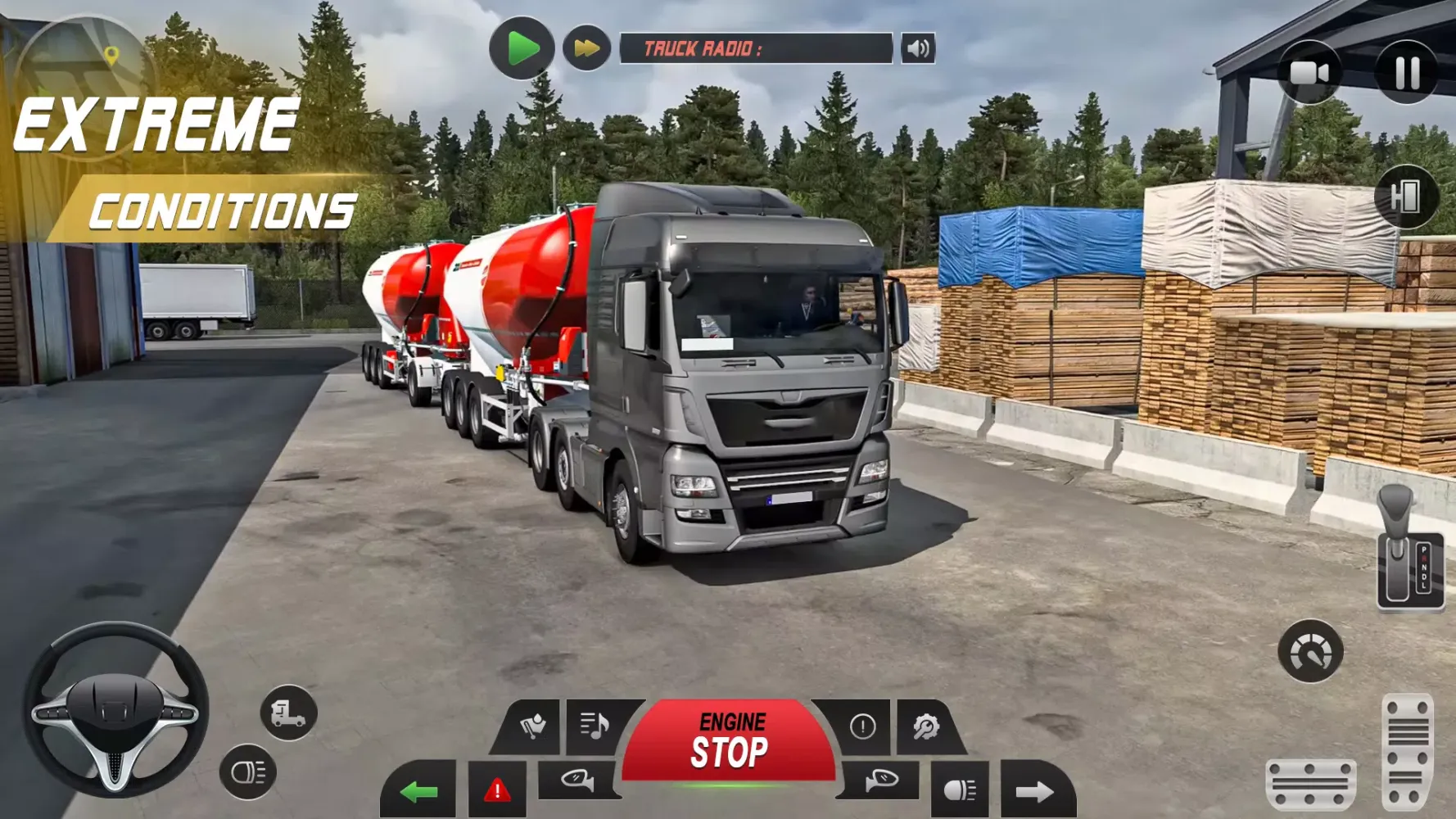 Euro Truck Driving Game 3d Screenshots