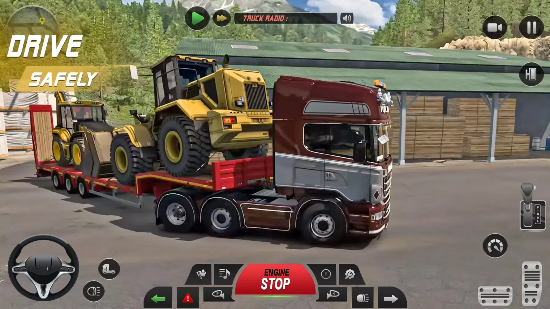 Euro Truck Driving Game 3d Screenshots
