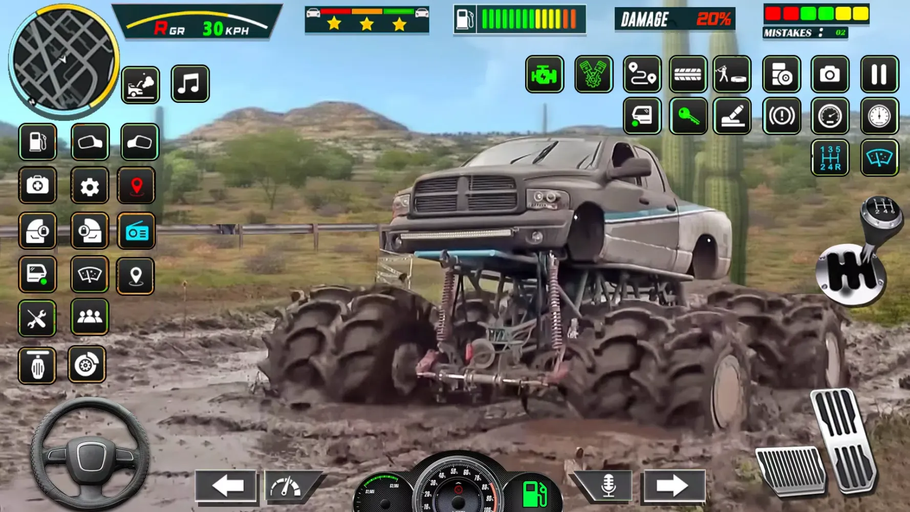Offroad Mud Truck Game Monster应用截图