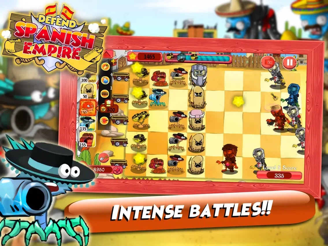 Tangkapan skrin Defend Spanish Empire iPad 