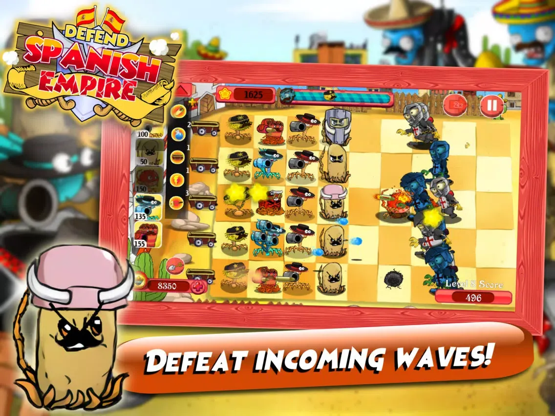Tangkapan skrin Defend Spanish Empire iPad 
