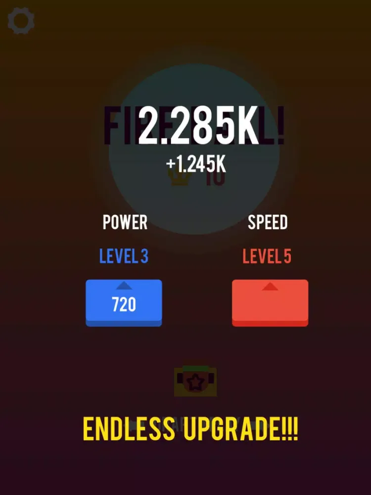 Fire Ball:Incremental Shooting iPad  스크린샷
