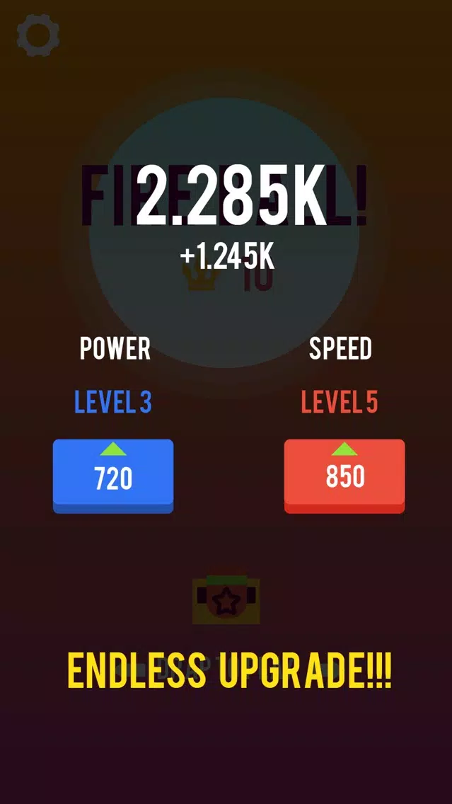 Fire Ball:Incremental Shooting 스크린샷