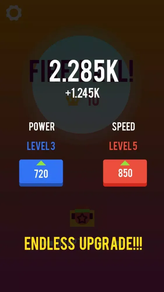 Fire Ball:Incremental Shooting 스크린샷