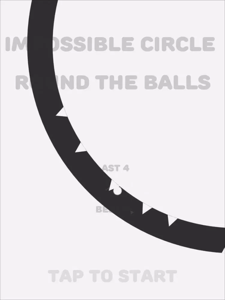 Capturas de pantalla de Impossible Circle - Challenge with crazy ball (one - touch game) iPad 