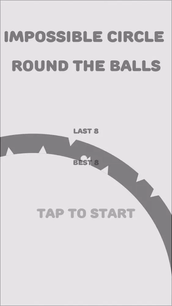Capturas de pantalla de Impossible Circle - Challenge with crazy ball (one - touch game)