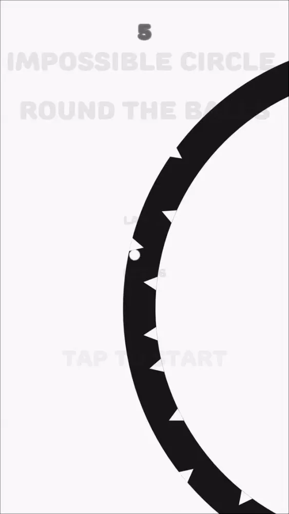Capturas de pantalla de Impossible Circle - Challenge with crazy ball (one - touch game)