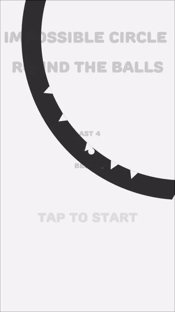 Capturas de pantalla de Impossible Circle - Challenge with crazy ball (one - touch game)