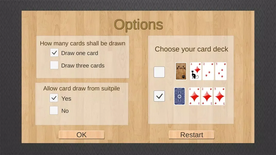 Tangkapan layar Solitaire Euchre card game - The retro classic style with 52 cards