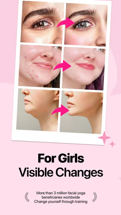 Tangkapan skrin FaceGlow: Face Yoga Exercises