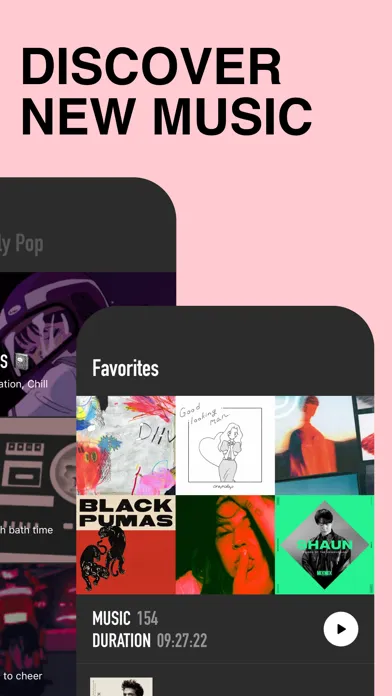 Capturas de pantalla de Dtd Playlist-Daily Mood Music