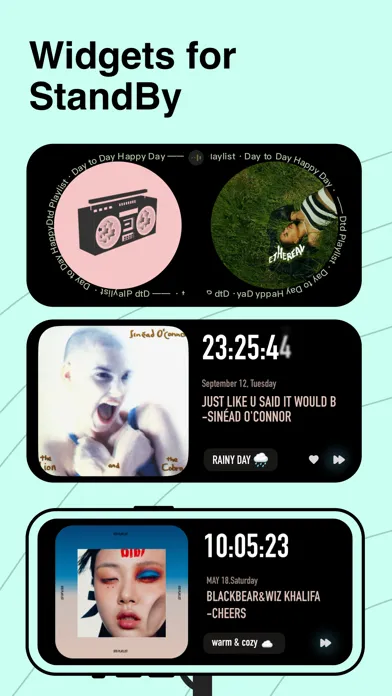 Capturas de pantalla de Dtd Playlist-Daily Mood Music