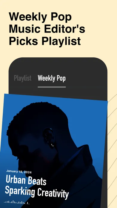 Capturas de pantalla de Dtd Playlist-Daily Mood Music