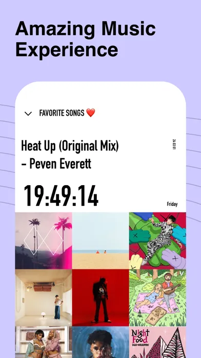 Capturas de pantalla de Dtd Playlist-Daily Mood Music