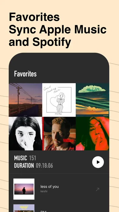 Capturas de pantalla de Dtd Playlist-Daily Mood Music