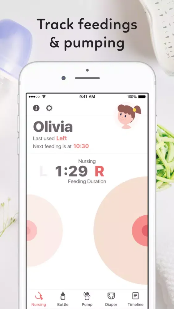 Newborn Baby Tracker App Screenshots