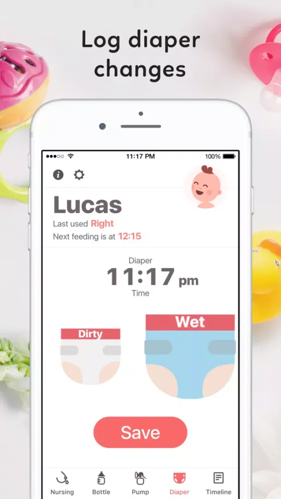 Newborn Baby Tracker App Screenshots