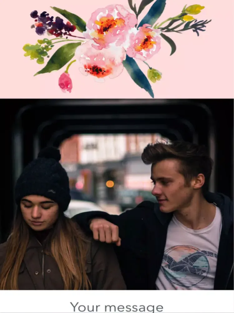ภาพหน้าจอของ Valentines Day Love Card - Romantic Moment iPad 